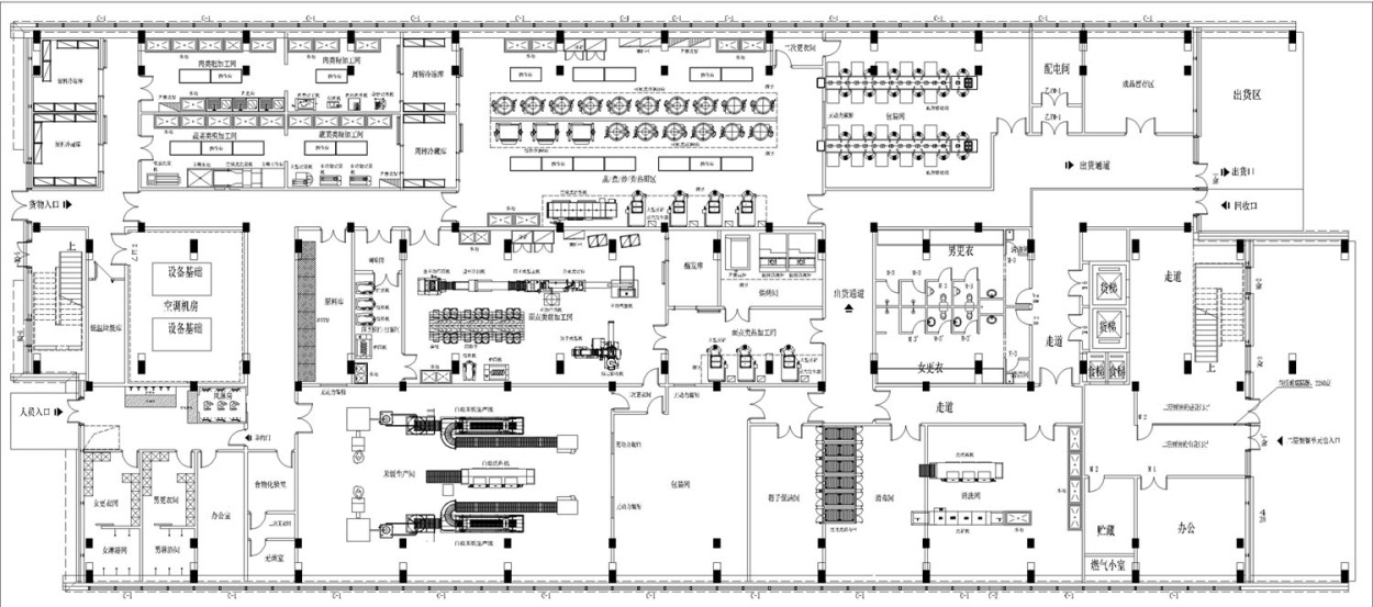 餐飲中央廚房設(shè)計(jì)圖