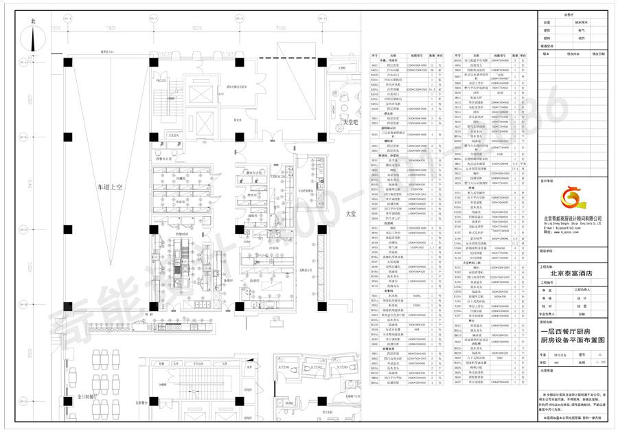 大型酒店廚房設(shè)計方案