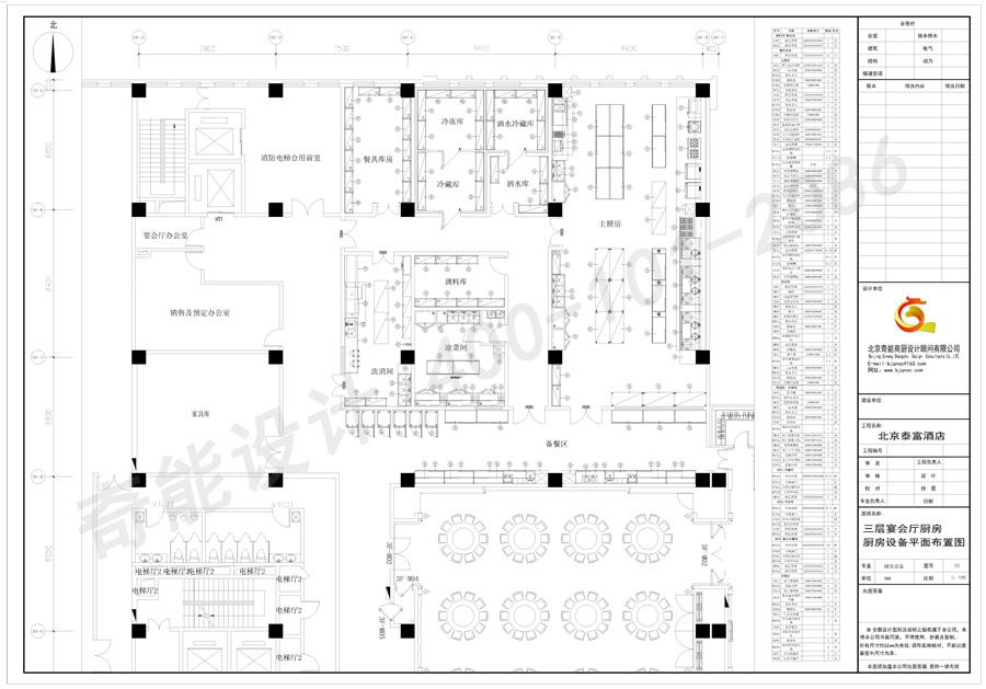 大型酒店廚房設(shè)計
